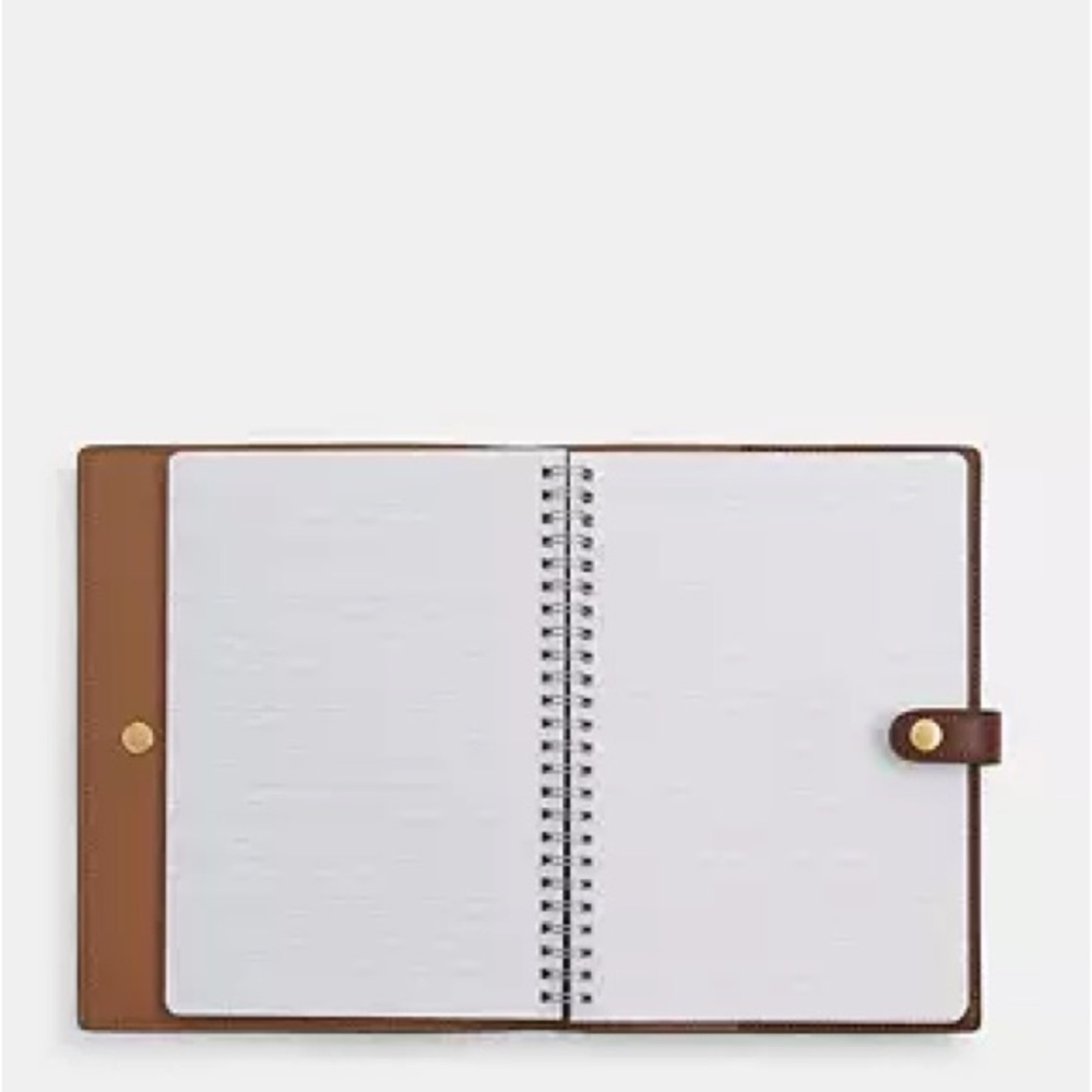 Coach Notebook In Signature Canvas - Picture 2 of 3